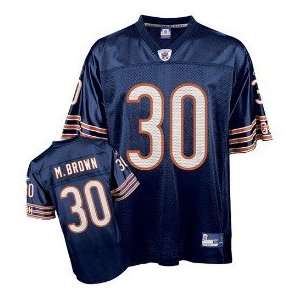  Chicago Bears Mike Brown Navy Replica Jersey: Sports 