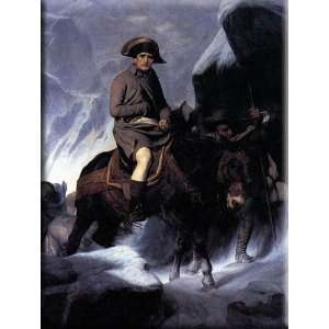   the Alps 12x16 Streched Canvas Art by Delaroche, Paul