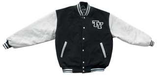New Baseball Jacket Bl/Wh College Skinhead Punk Oi S XL  