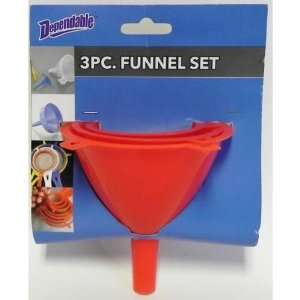  3 Pack Kitchen Funnel Set Case Pack 36   786547: Patio 