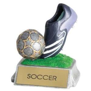  Soccer Trophies   4 Inch Soccer Resin
