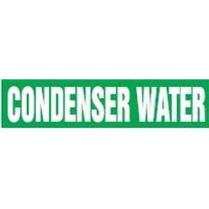 CONDENSER WATER   Cling Tite Pipe Markers   outside diameter 5 1/4 