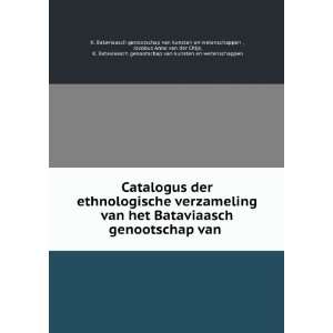  Catalogus der ethnologische verzameling van het 