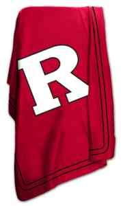 Rutgers University Scarlet Knights Fleece Throw Blanket  