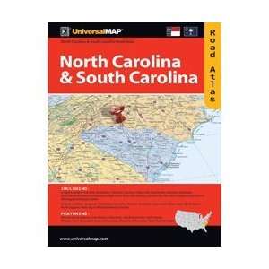   : North Carolina and South Carolina Road Atlas: Universal Map: Books