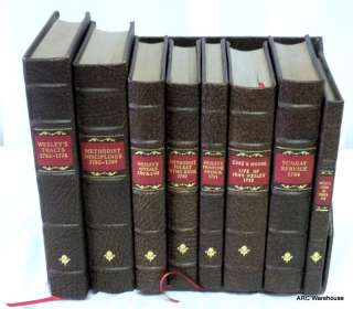   OF 8 RELIGION BOOKS JOHN WESLEY METHODIST CHURCH 1992 PRINTS ORIGINAL