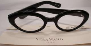 Vera Wang Rosie Black Women Eyeglasses Eyewear Frame Plastic Designer 