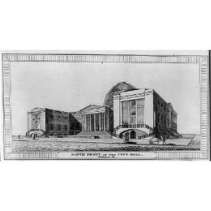   South front of the City Hall, Washington City ca. 1850