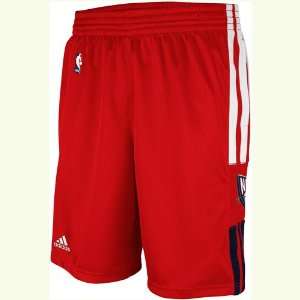   Nets Red 2011 2012 On Court Pre Game Warm Up Shorts: Sports & Outdoors