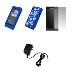   Case + Screen Protector + Home Wall Charger for Motorola Droid 2 A955