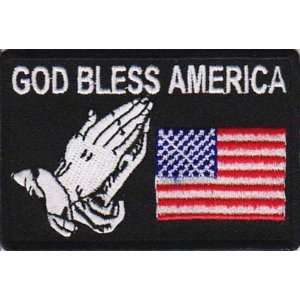  God Bless America USA Christian NEW Biker Vest Patch 