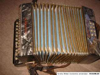   Preciosa Liliput button accordion WWII Tornisteraccordeon RARE  