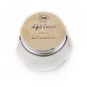  Sabon Night Cream Based on White Tea 1.75 Oz Beauty
