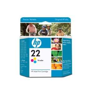  HEWLETT PACKARD  HP 22 Tricolor US Inkjet Print Cartridge 