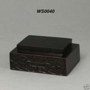 Hard Wood Stand For Figurine & Carving Display (WS0040)  