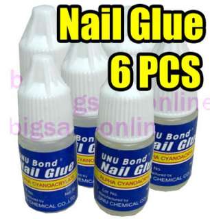 Nail Glue for Acrylic False Fake Gel French Nail Tips  