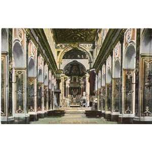   Postcard Interior of the Cathedral Amalfi Italy 