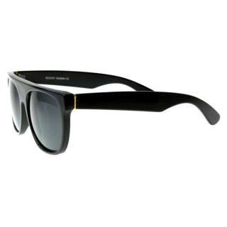   Flat Top Trendy Hipster Wayfarer Sunglasses 8066 + Free Pouch  