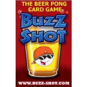 Buzz Shot   The Official Beer Pong Card Game Deck Toys & Games