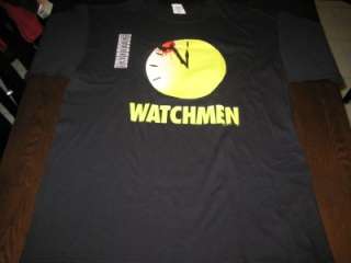 WATCHMEN Black T shirt New Hot Topic Size LARGE L  