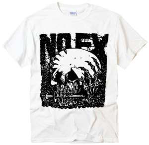 NOFX skull pop punk rock old school ska white t shirt  