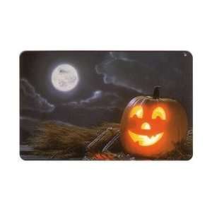   5m Halloween Pumpkin In Scary Setting (American Tele Card Expo 10/94
