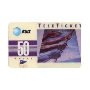   Phone Card 50u Americas Cup   Wide Band Variety Blank Back Proof