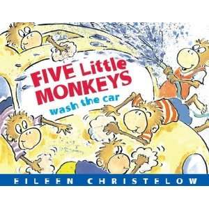   Monkeys Wash the Car board book [Board book]: Eileen Christelow: Books