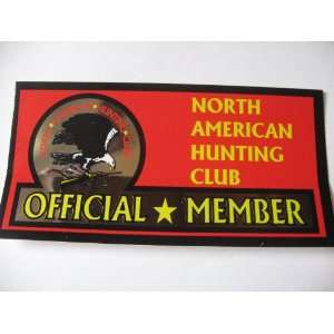  North American Hunting Club: Official Member (Sticker 
