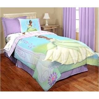 Disney Princess and the Frog Twin Bedding Set Comforter and Sheets