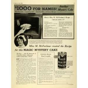  1933 Ad Gillett Products Magic Baking Powder M McFarlane 