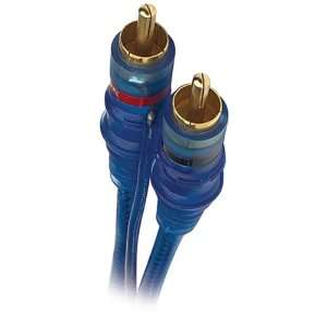  New 20 Raptor Neon Blue Series RCA Audio Cable   T50720 