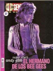 ANDY GIBB Rare Magazine Argentina  