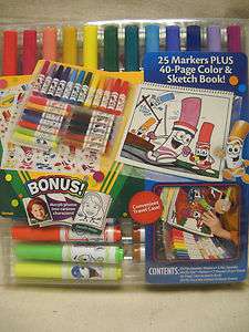 CRAYOLA PIP   SQUEAKS WASHABLE MARKERS N STICKERS SET AGES 3+ NEW 