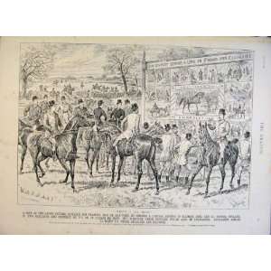  EllimanS Embrocation Advertisement Horses Print 1891 