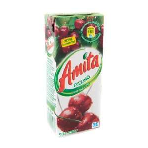 Amita Sour Cherry Juicebox:  Grocery & Gourmet Food