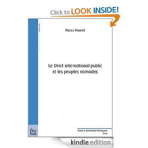 Le Droit international public et les peuples nomades (French Edition 