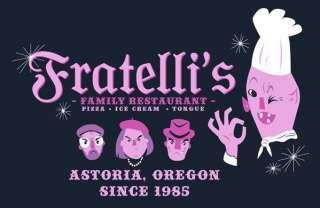 Goonies Fratellis Restaurant Astoria Oregon Teefury Men XXL Shirt NEW 
