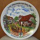 IVV Wanderung 1985 Limburger Dom Eschhofen Pewter Plate  