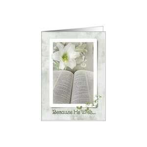  Easter, Bible, lily, religious Card Health & Personal 