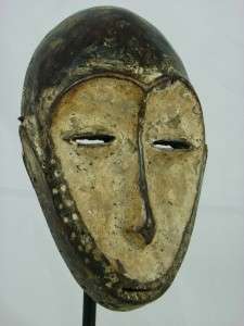 Fine African Mask LEGA Bwami Mask Collectible Mascara  
