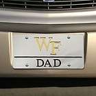wake forest license plate  