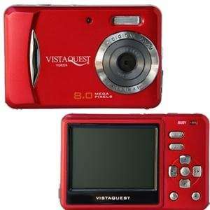  VistaQuest, 8 MP Digital Camera Red (Catalog Category 