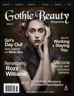 New GOTHIC BEAUTY Fashion MAGAZINE ISSUE 33 2011 GOTH  