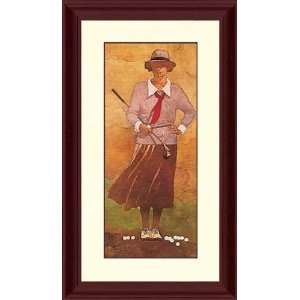  Vintage Lady Golfer: Sports & Outdoors