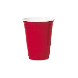  o SOLO Cup Company o   Plastic Cold Cups, 16 Ounces, Red 