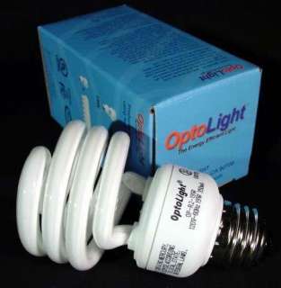 100 Super Mini CFL Fluorescent Light Bulbs 19w75w Flourescent Spiral 