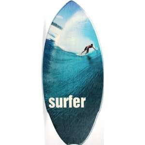  Wood Replica Mini Surfboard   Surfer