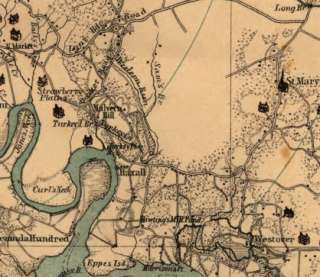 1864 Civil War map: Richmond Region Virginia  