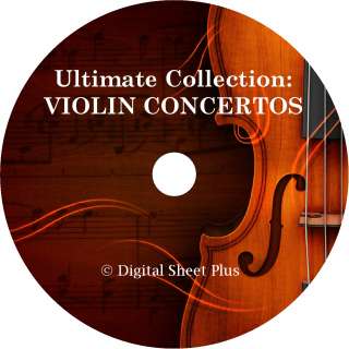 VIOLIN 6 CDs Extensive Sheet Music Collection pdf Bundle Pack  